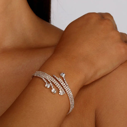 Bracelet Strass Superposé