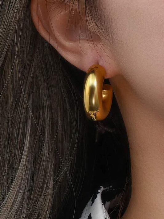 Boucles d'Oreilles Créoles Épaisses