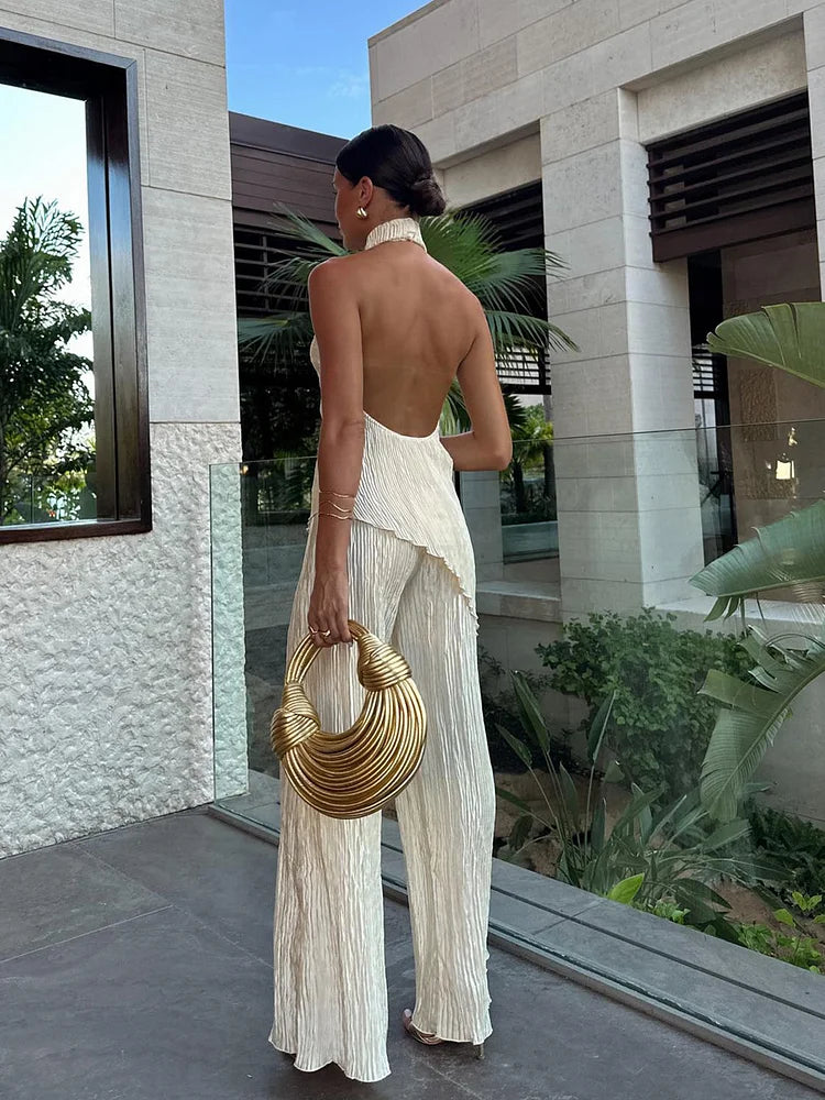 Lumière | Eleganter Neckholder-Jumpsuit