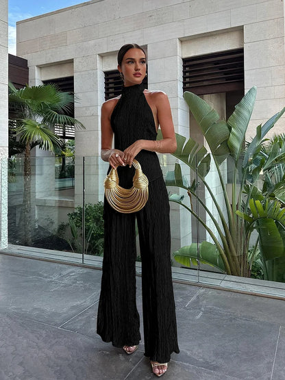 Lumière | Eleganter Neckholder-Jumpsuit