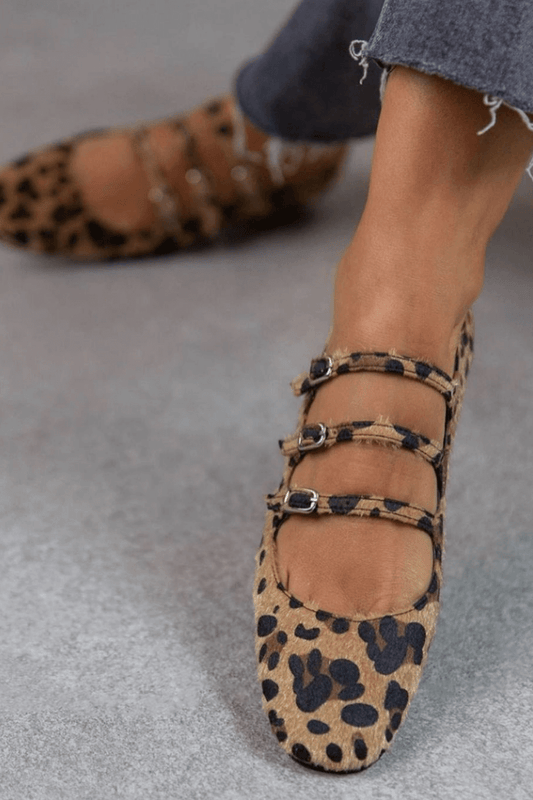 Luipaard Flats met Gesp