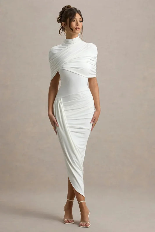 High-Neck-Maxikleid Enchant