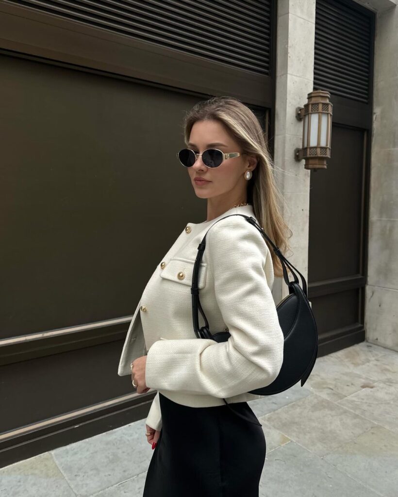 Megan | Vintage Cropped Jacke
