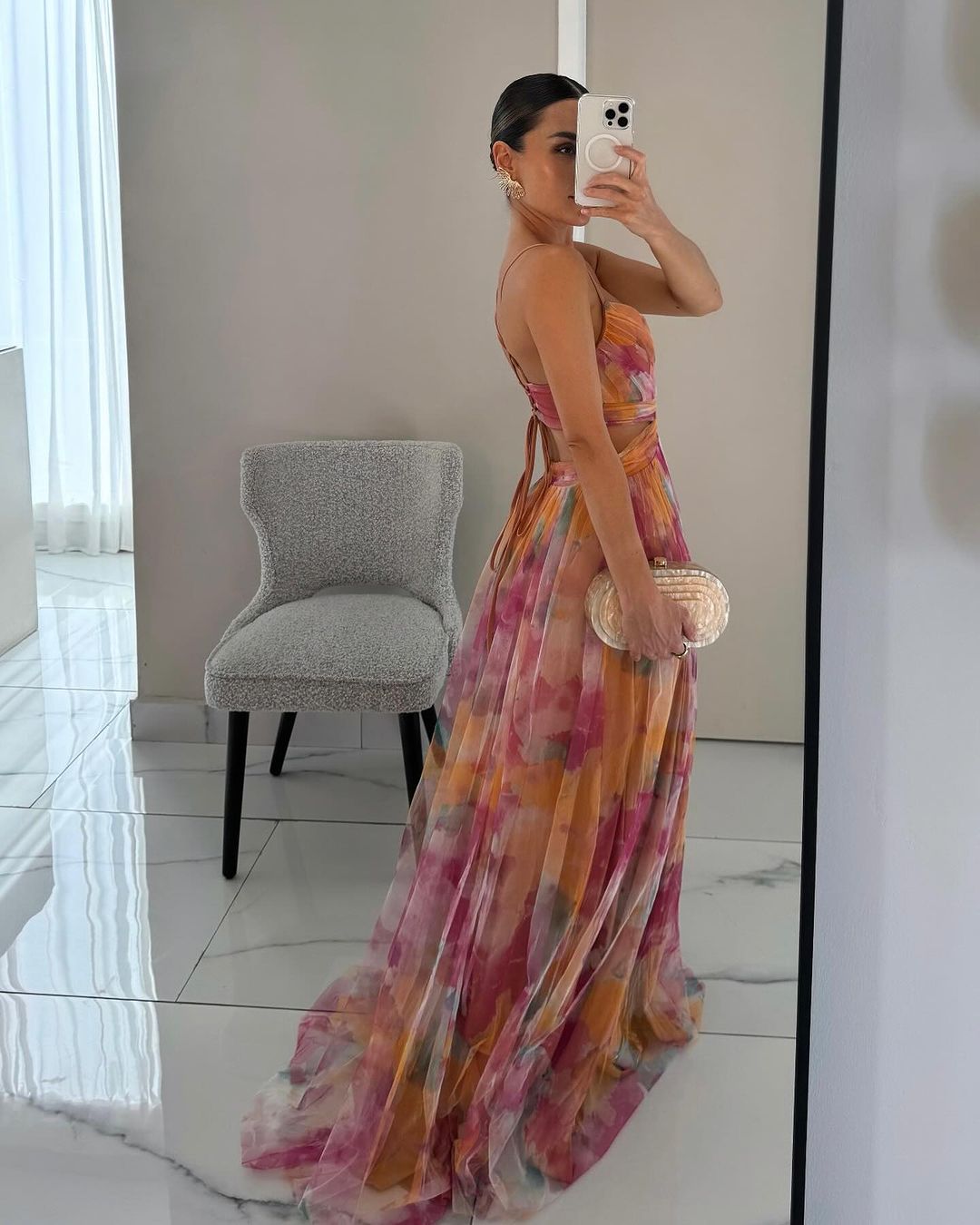 Giselle – Bezauberndes Maxikleid mit Blumenmuster