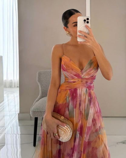 Giselle – Bezauberndes Maxikleid mit Blumenmuster