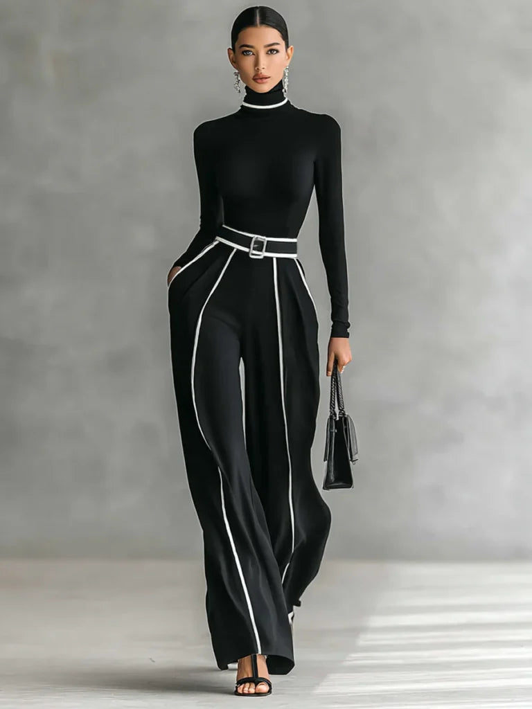 Luna Schwarz-Weiß Ensemble-Set