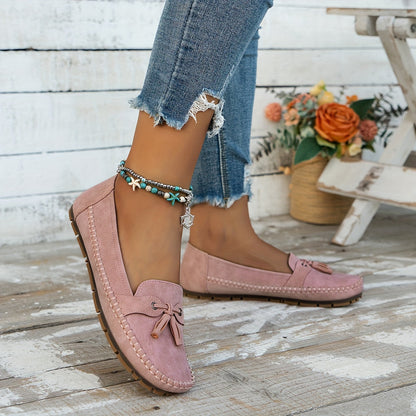 Nadine | Klassieke loafers met franjes
