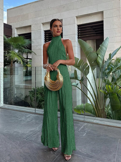 Lumière | Eleganter Neckholder-Jumpsuit