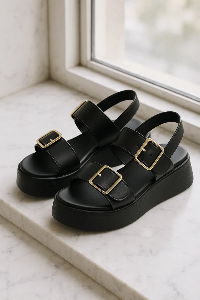 Italienische Ledersandalen