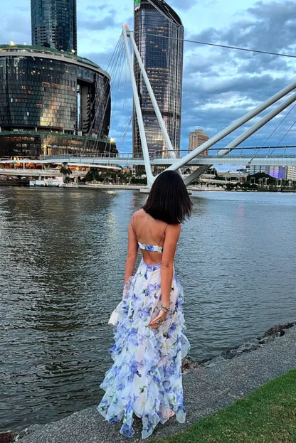 Maisie Floral Maxi-Kleid