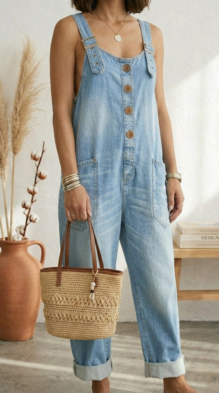Isabella Amsterdam | Pilar Peto Vintage Blauw Verstelbare bandjes
