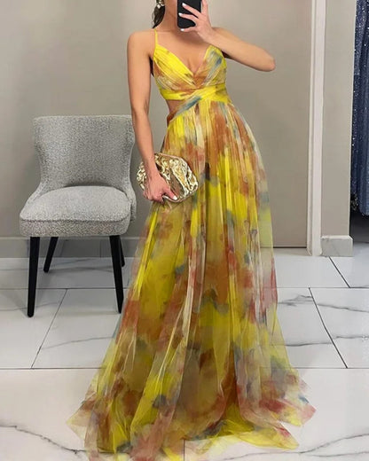 Giselle – Bezauberndes Maxikleid mit Blumenmuster