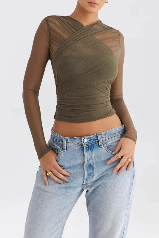 Valentina – Sexy Langarm-Crop