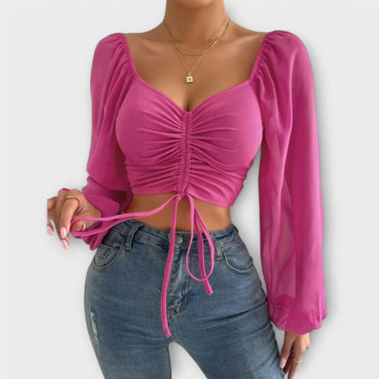 Jacqueline – vielseitige Abendbluse
