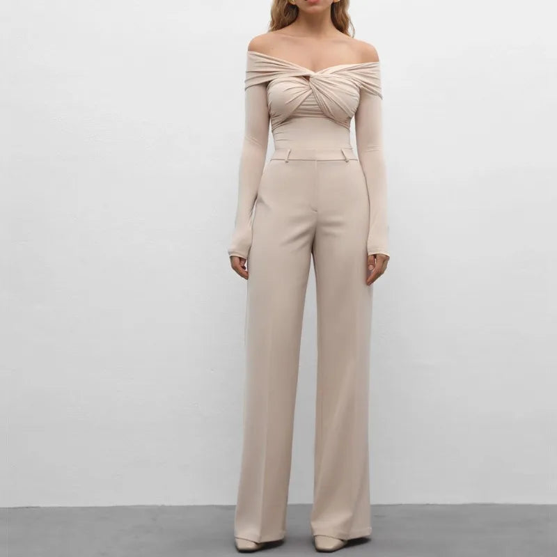 Baumwoll-Off-Shoulder-Oberteil