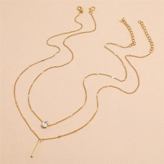 Vintage-Halsketten-Set mit Anhänger