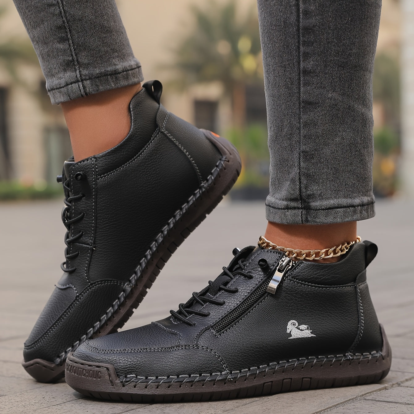 Flora | Ergonomische Schoenen Met Ritssluiting