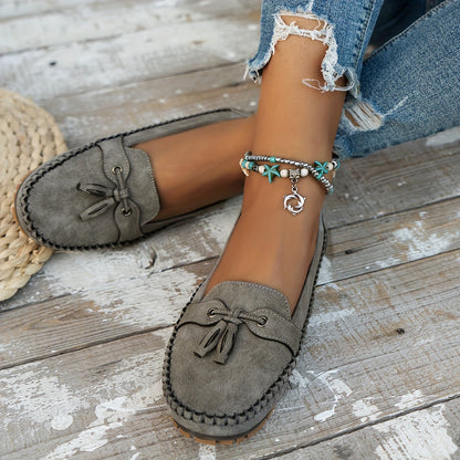 Nadine | Klassieke loafers met franjes