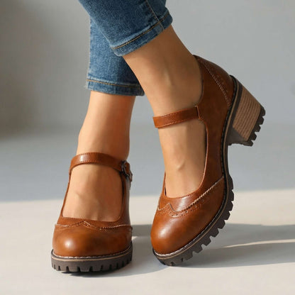 Nicole | Vintage Strap Pumps
