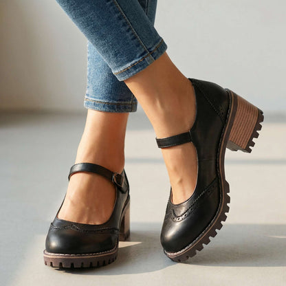 Nicole | Vintage Strap Pumps