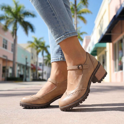 Nicole | Vintage Strap Pumps