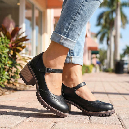Nicole | Vintage Strap Pumps