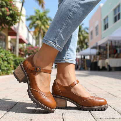 Nicole | Vintage Strap Pumps