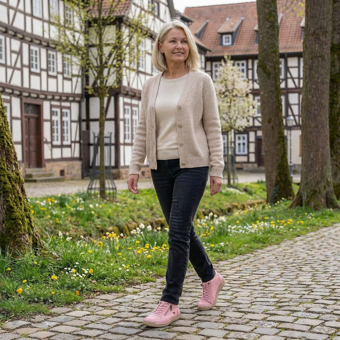 Flora | Ergonomische Schoenen Met Ritssluiting