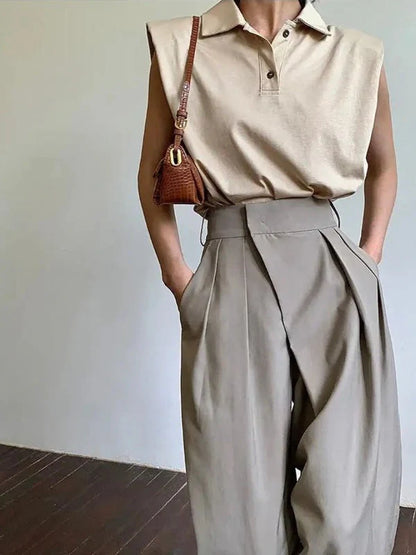 Jacky | Asymmetrische Baggy Hose