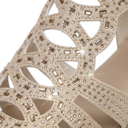 Gloria ergonomische sandalen met sleehak