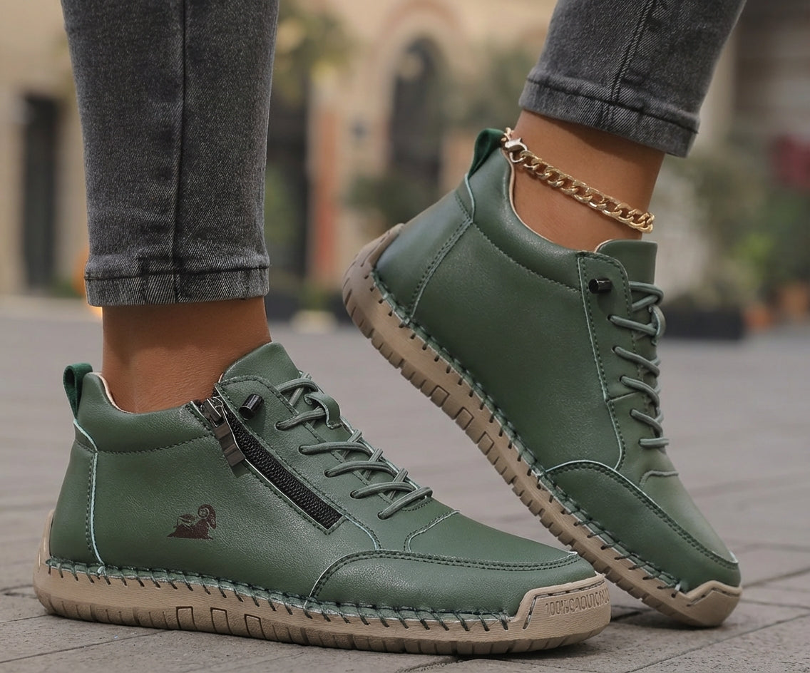 Flora | Ergonomische Schoenen Met Ritssluiting