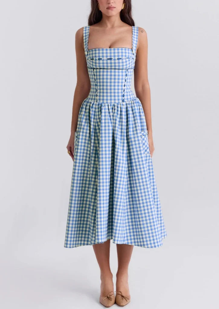 Ariana | Robe mi-longue sans manches