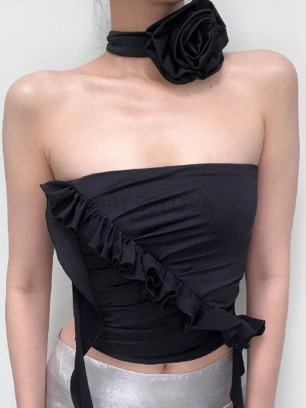 Cubic Flower Multi-Wear French Top