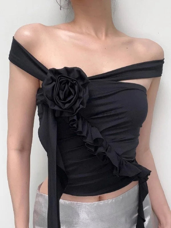 Cubic Flower Multi-Wear French Top