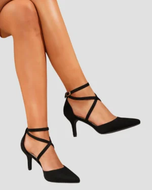 Nadine | Orthopädische Eleganz-Heels mit Kreuzriemen