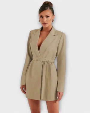 Zoë - Blazerjurk met V-hals