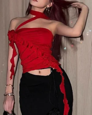 Cubic Flower Multi-Wear French Top